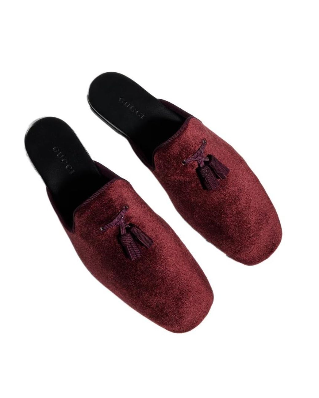 Gucci Red Slipper With Tassel for men
