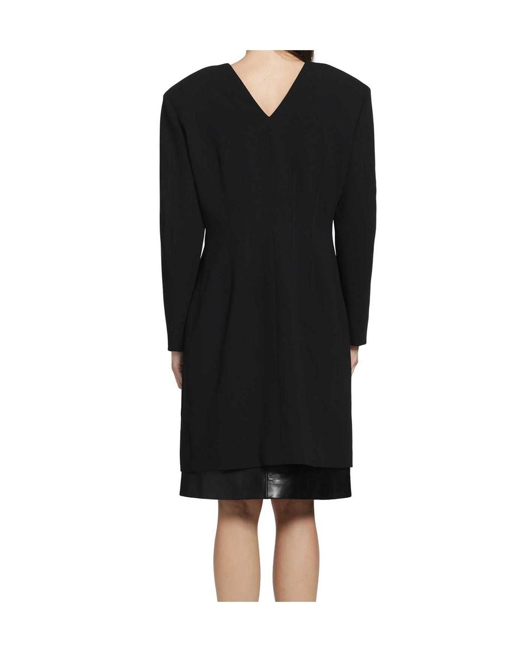 Jil Sander Black Sablé Cut-Out Top