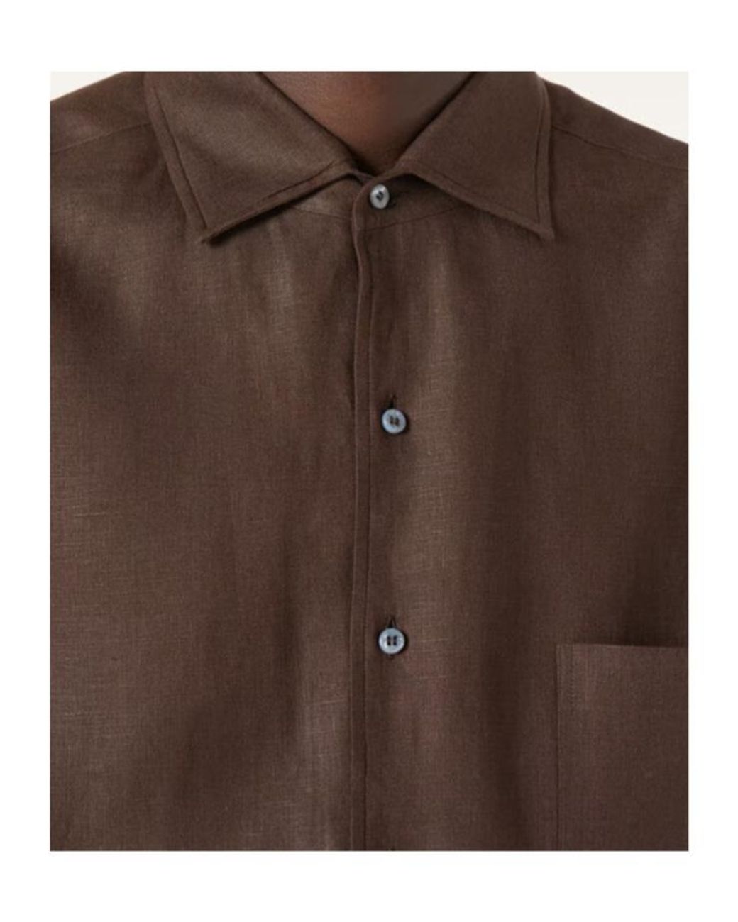 Loro Piana Brown André Shirt for men