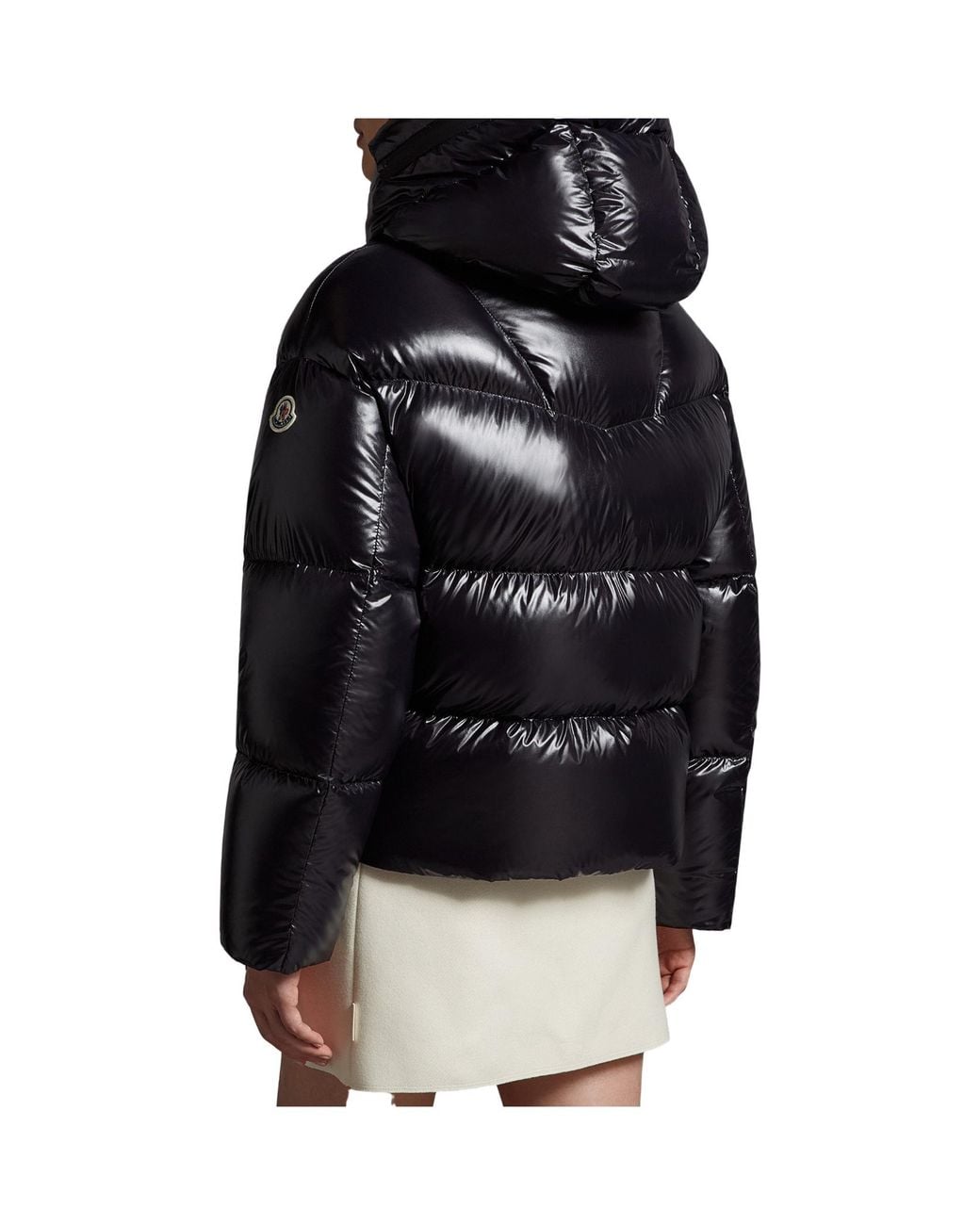 Moncler Black Huppe Padded Hooded Jacket