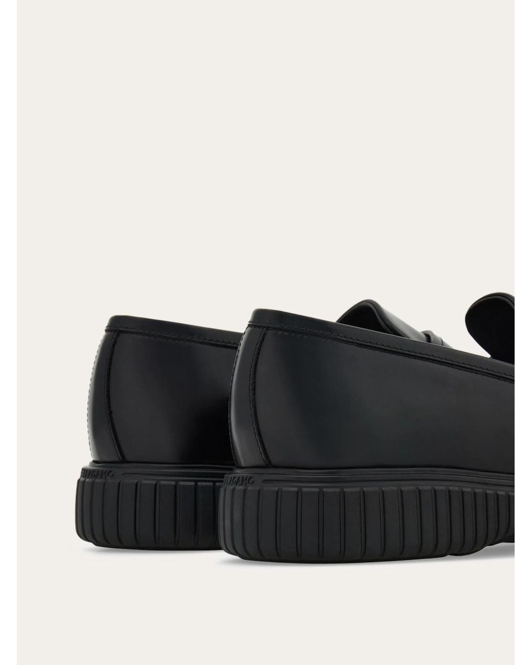 Ferragamo Black Casual Loafer for men