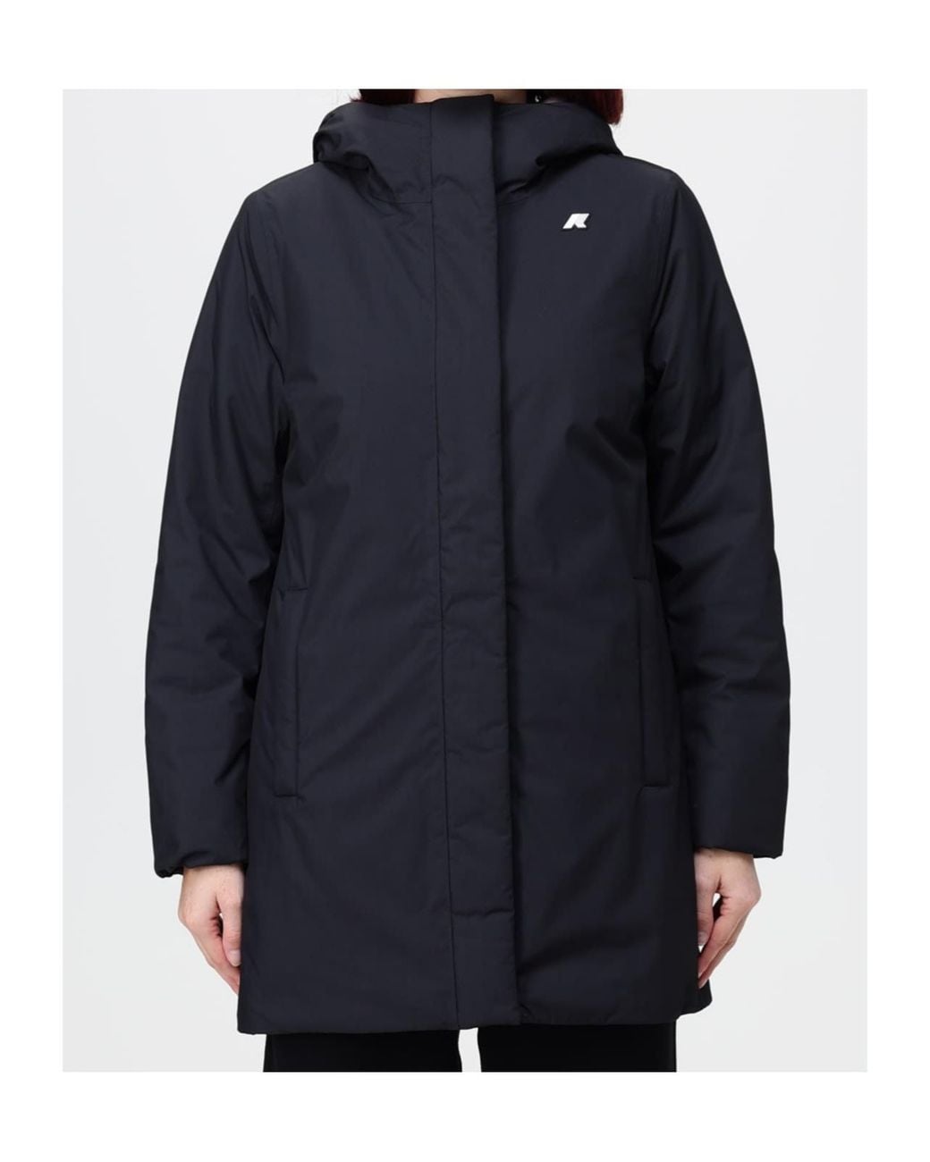 K-Way Black Sophie Twill Soft Jacket