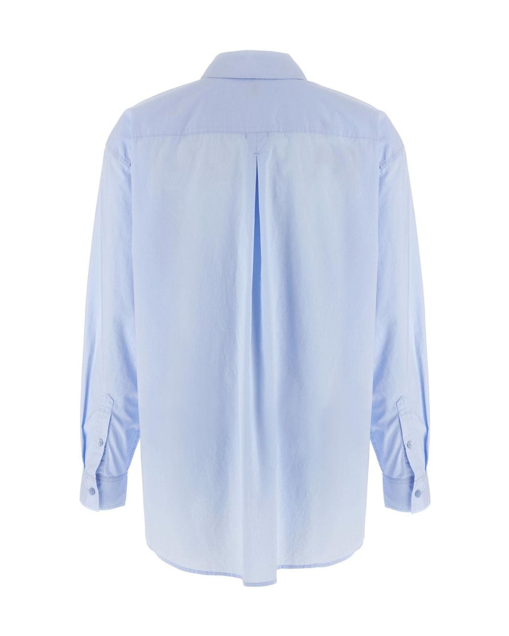 Totême Blue Totême Button-Up Long Sleeved Shirt