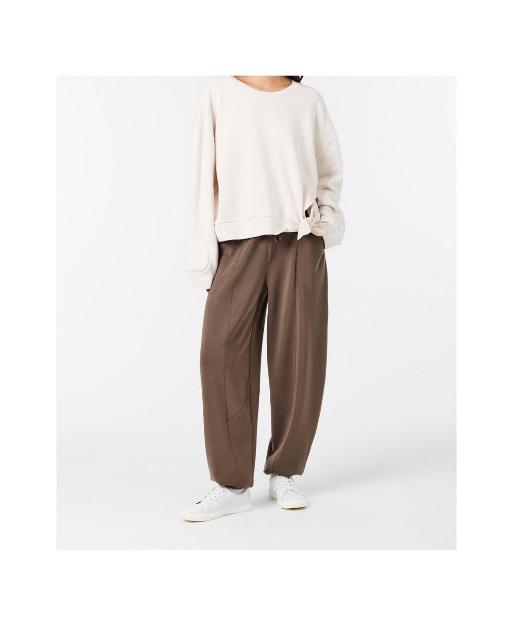 Boss Brown Drawstring Casual Pants