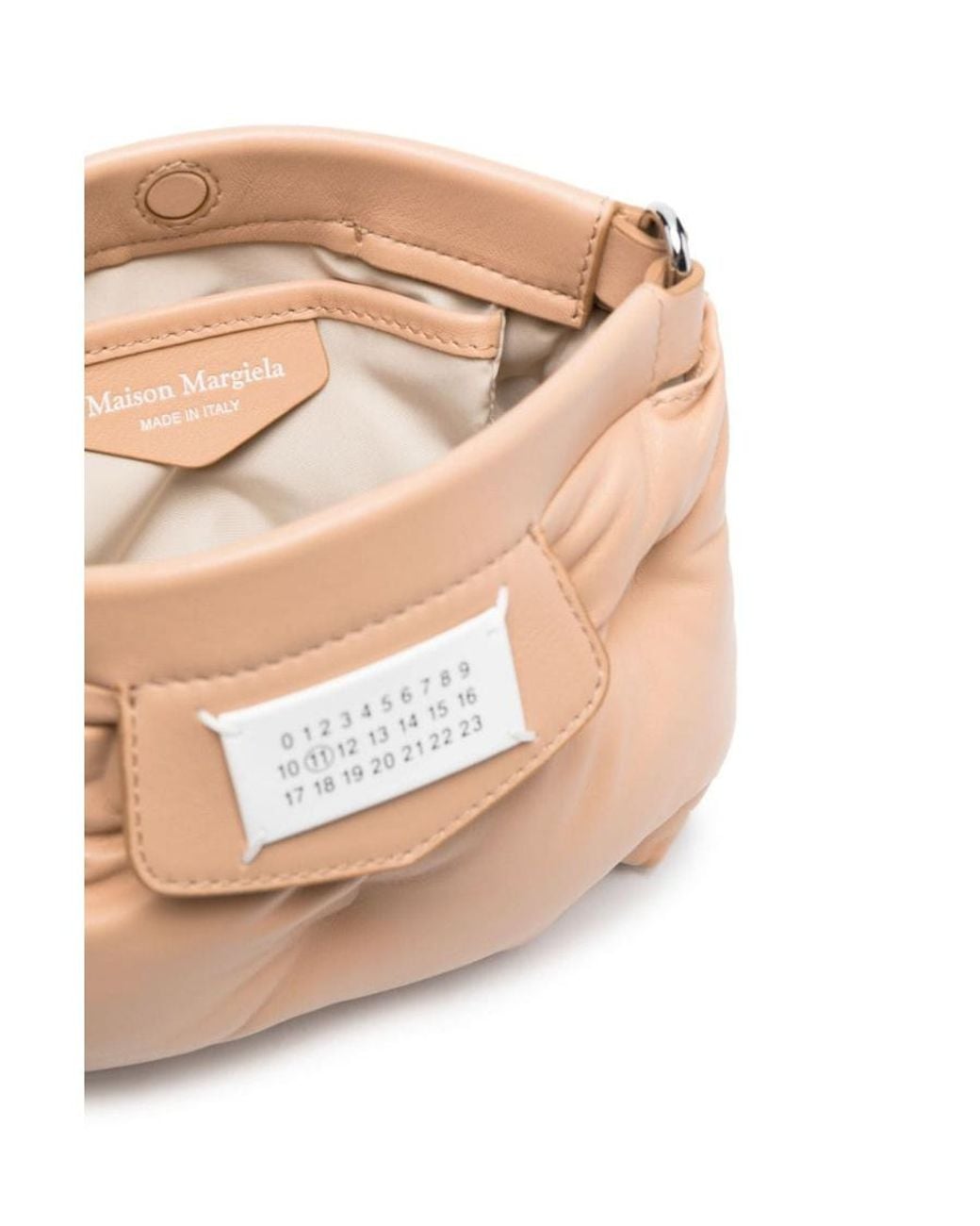 Maison Margiela Natural Glam Slam Carpet Quilted Mini Crossbody Bag
