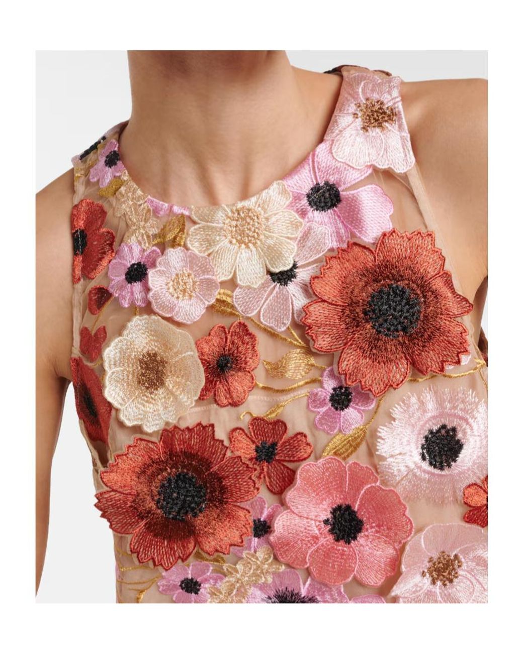 Dorothee Schumacher Multicolor Blooming Meadow Silk-Trimmed Top