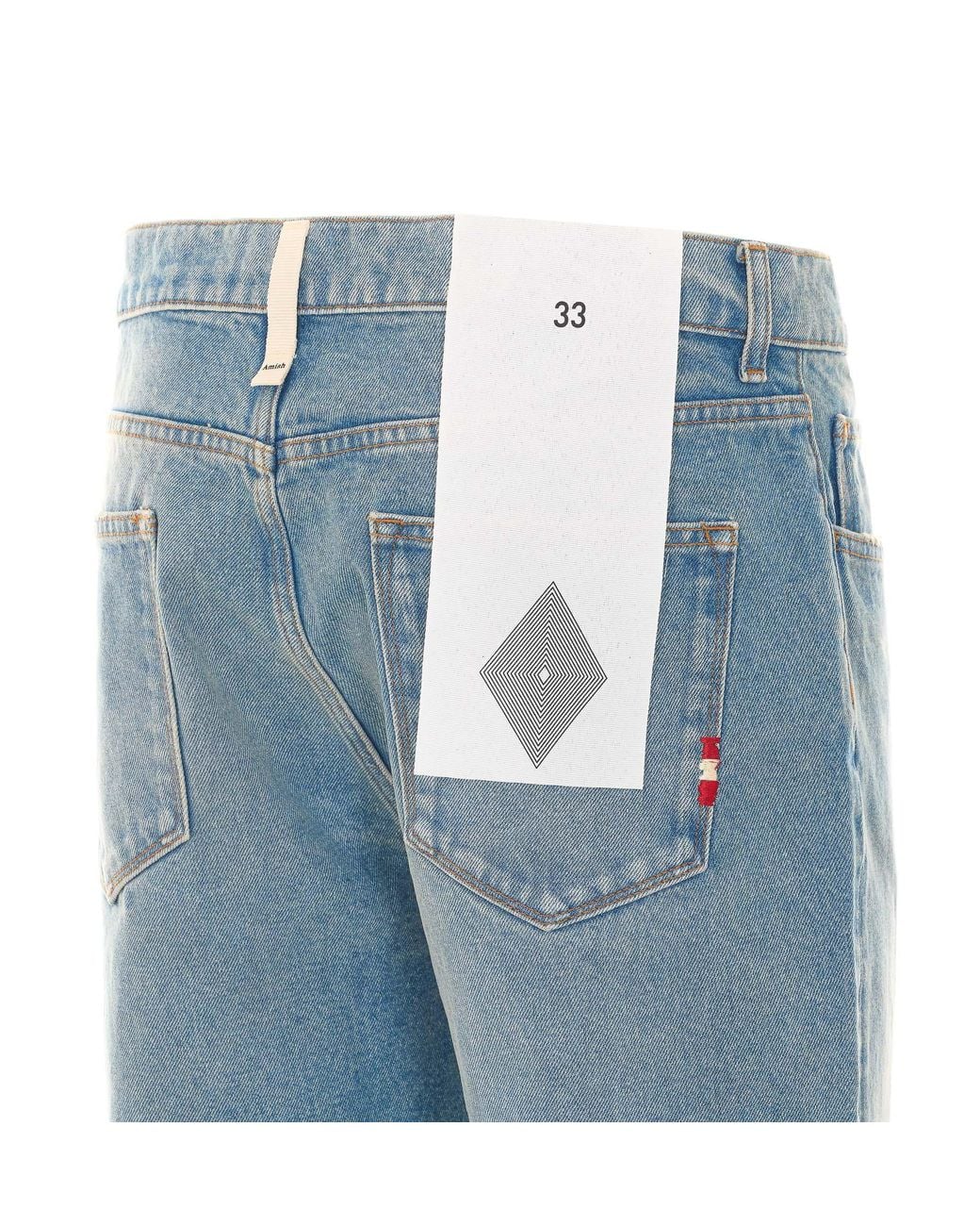 AMISH Blue Jeremiah Regular-Fit Jeans for men