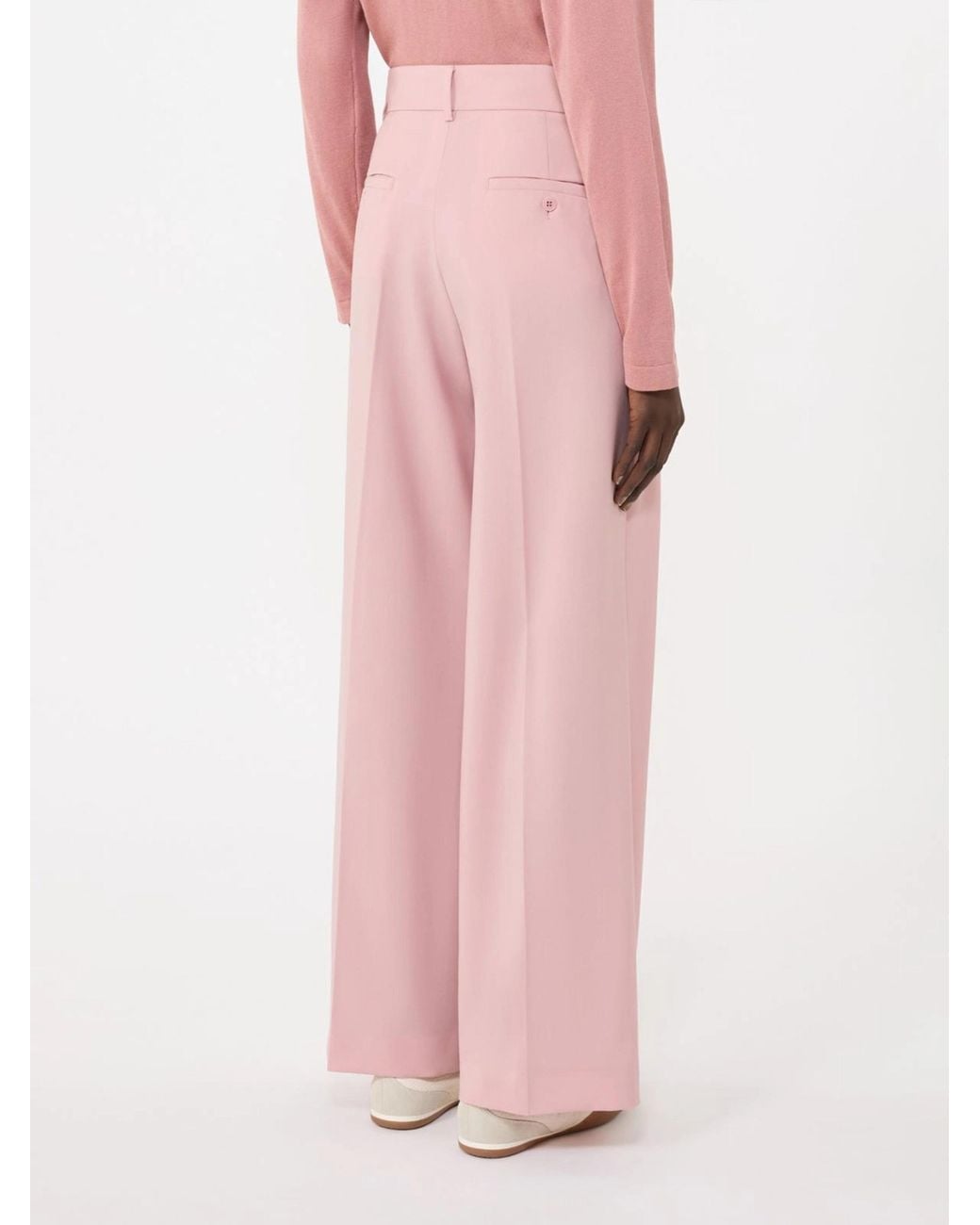 Weekend by Maxmara Pink Visivo Pressed Crease Pants