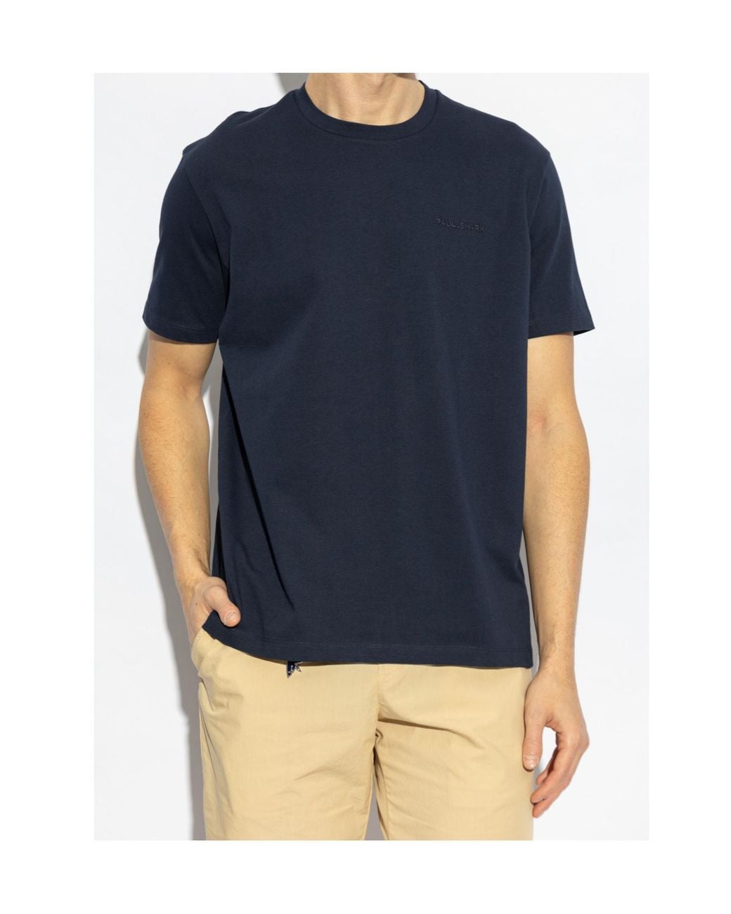 Paul & Shark Blue Short Sleeved Crewneck T-Shirt for men