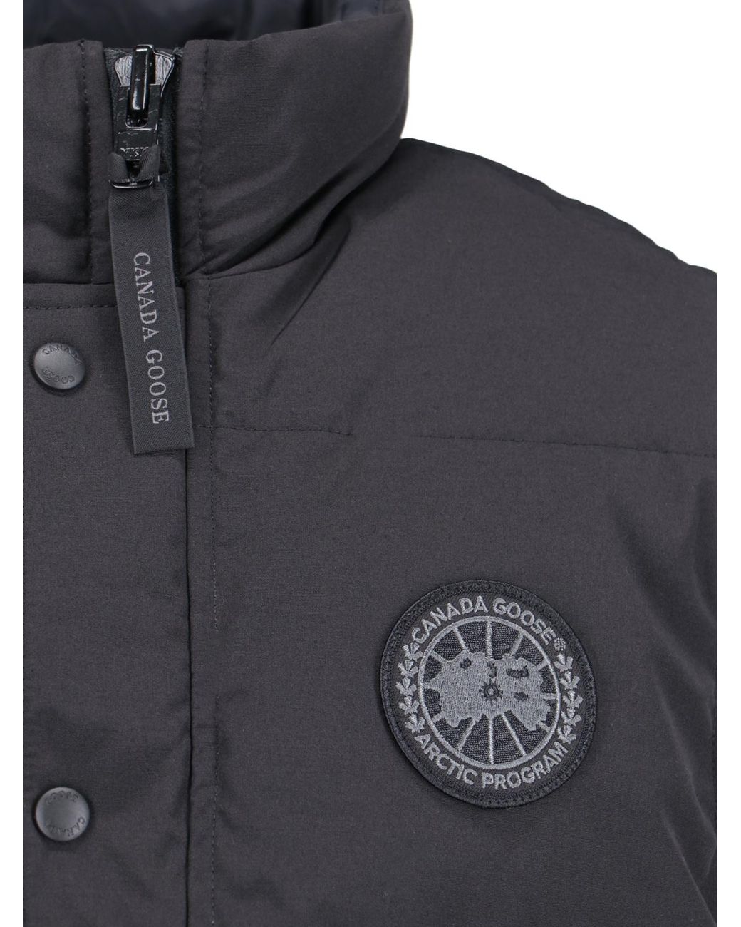 Canada Goose Black Apos;S Garson Label Vest for men