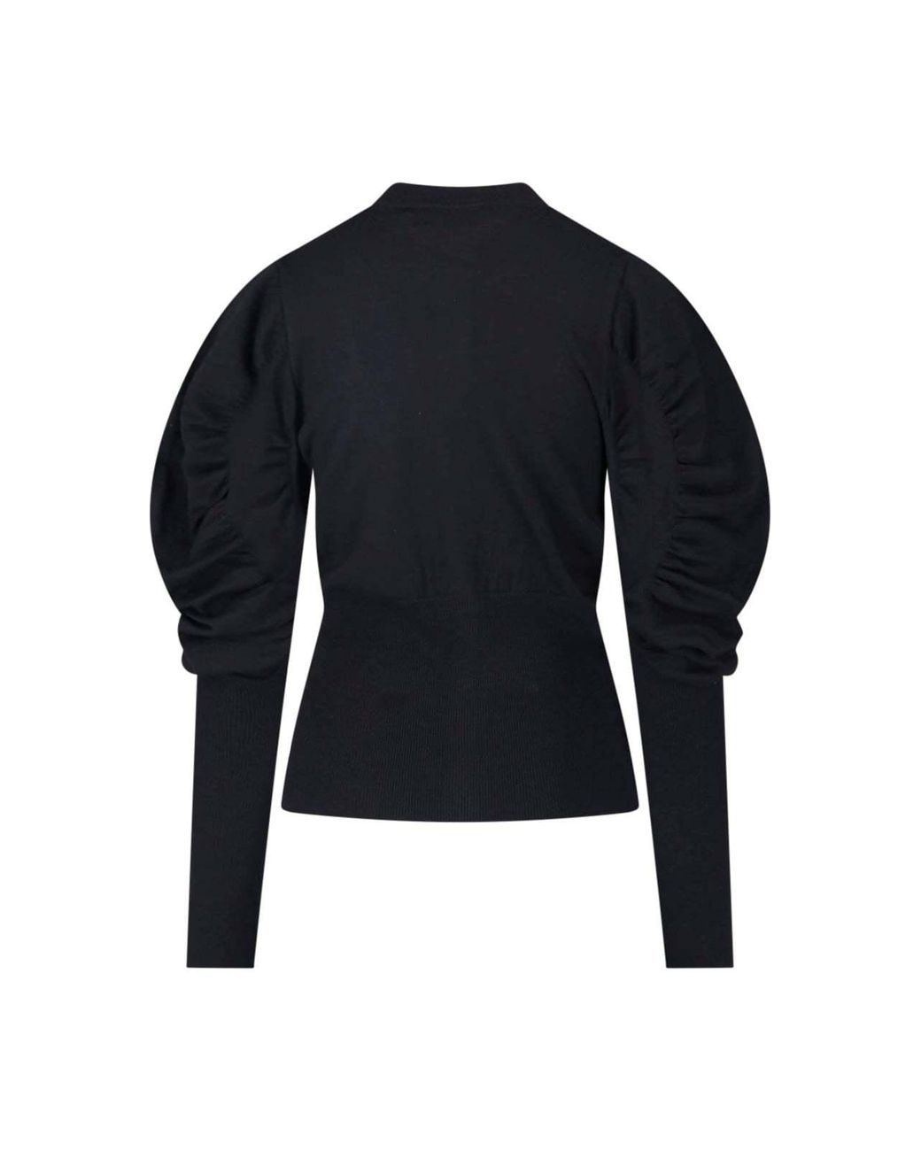 Vivienne Westwood Black Eli Ruched-Sleeve Cardigan