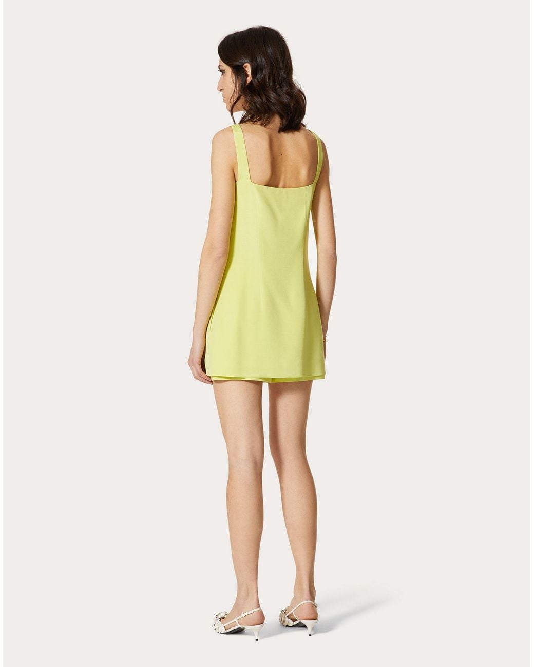 Valentino Yellow Sleeveless Playsuit