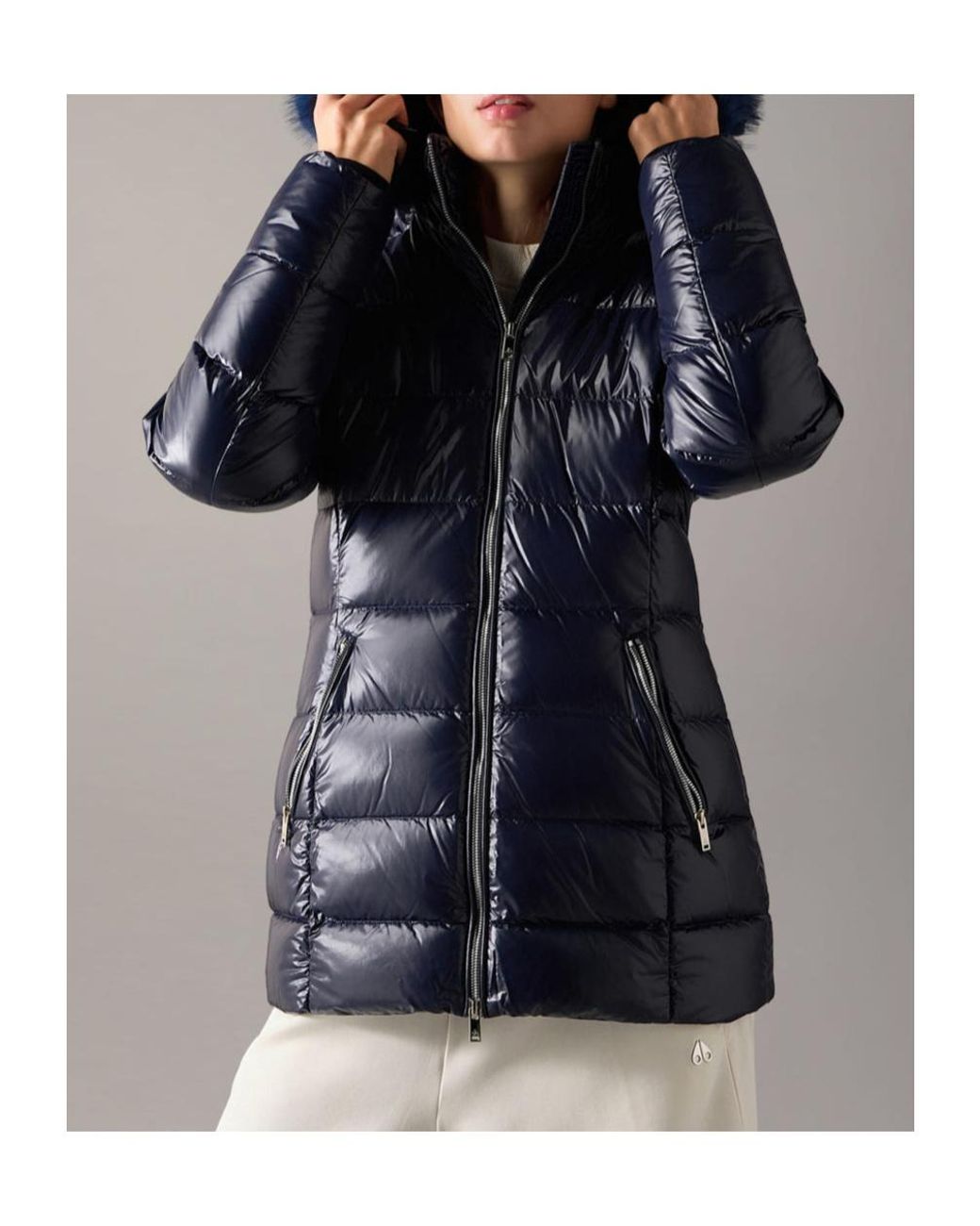 Moose Knuckles Blue Celestia 3Q Down Jacket