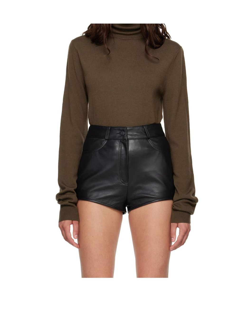 Frankie Shop Multicolor Turtleneck Sweater