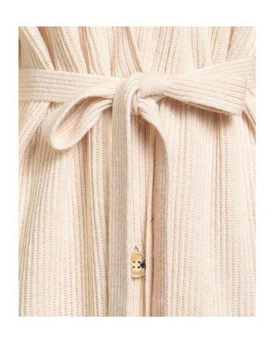 Weekend by Maxmara Natural Solid Knit Cardigan