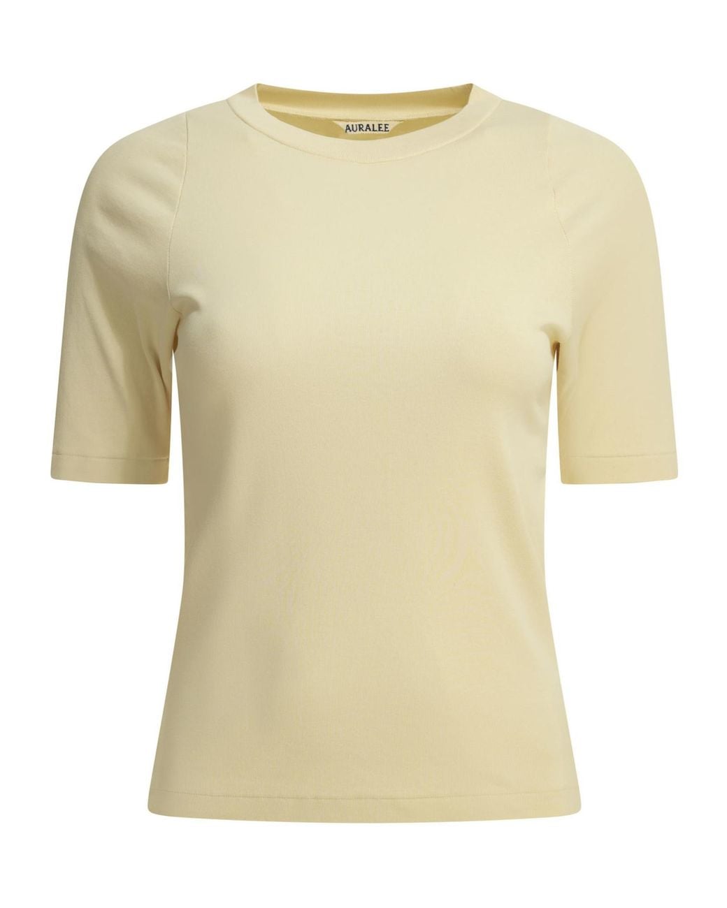 Auralee Natural Raglan-Sleeve T-Shirt