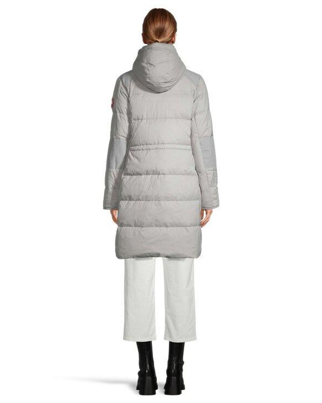 Canada Goose Gray Alliston Hooded Down Jacket