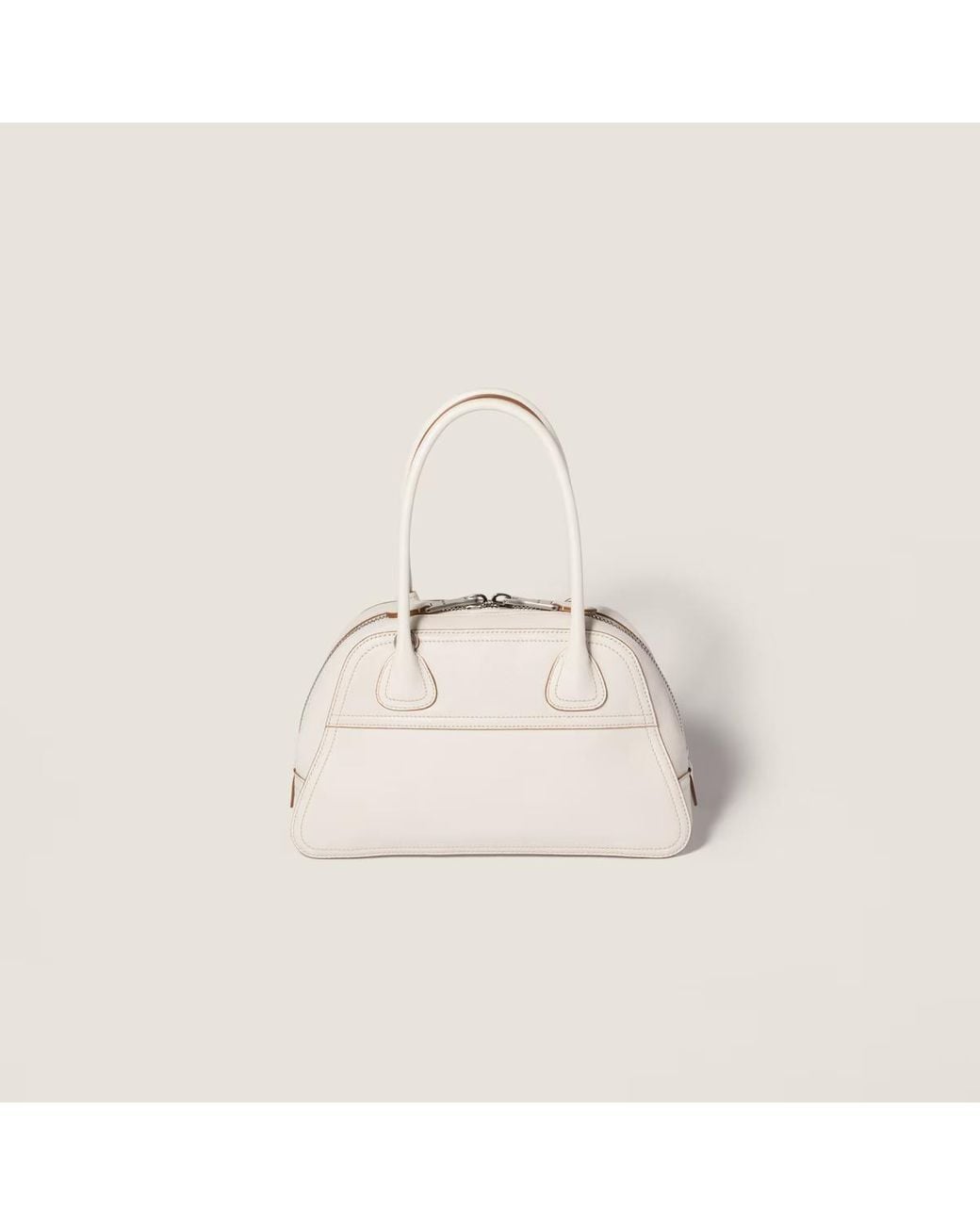 Miu Miu Natural Vivant Nappa Leather Bag
