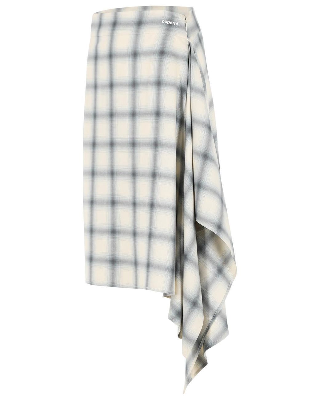 Coperni White Zero Viscose Skirt