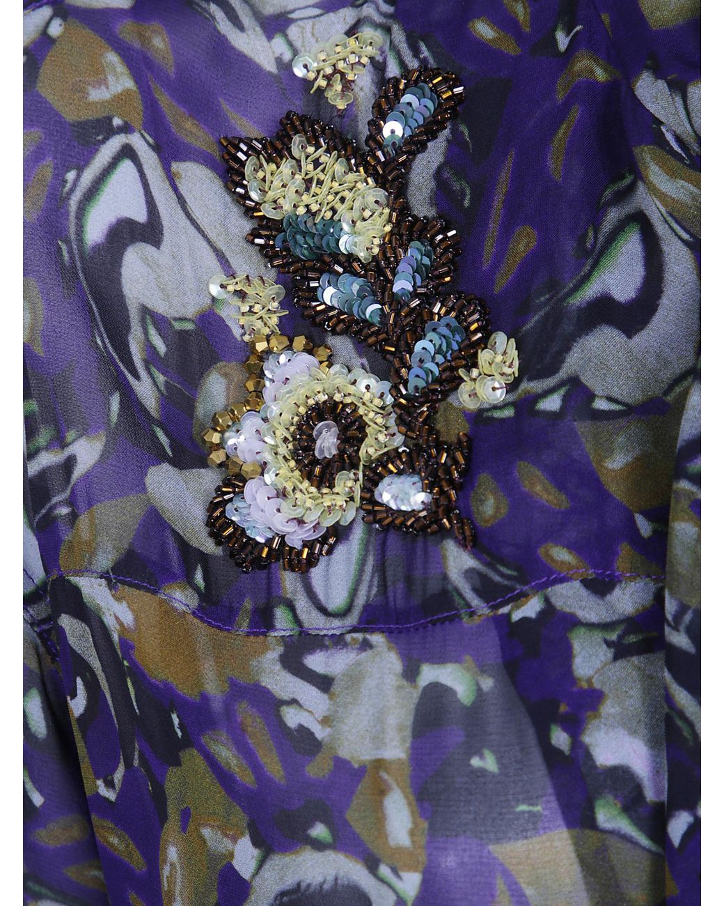Dries Van Noten Blue Printed Tunic