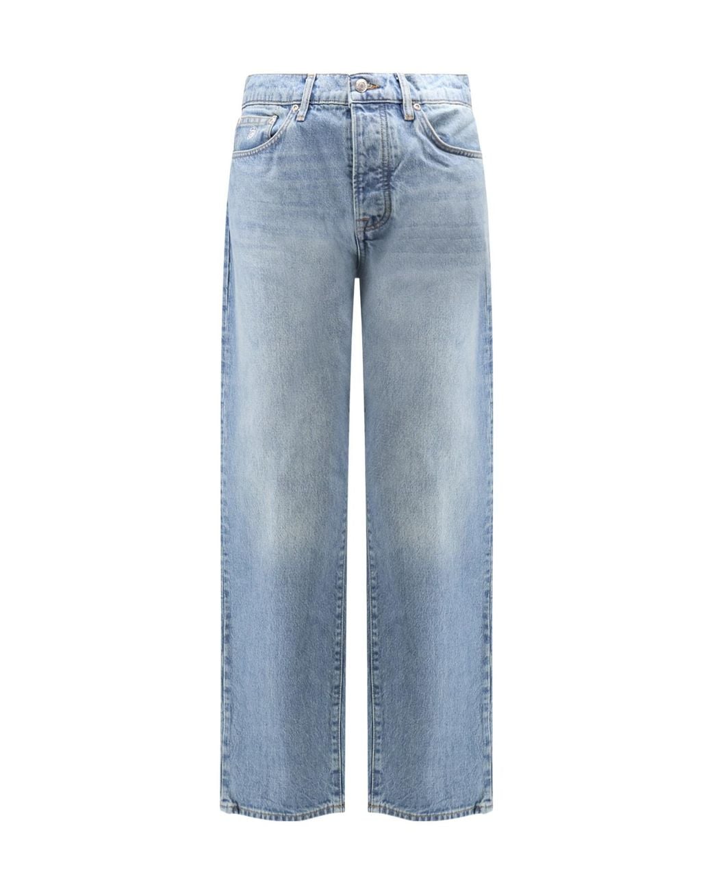 Stussy Blue Belt Loop Jeans for men