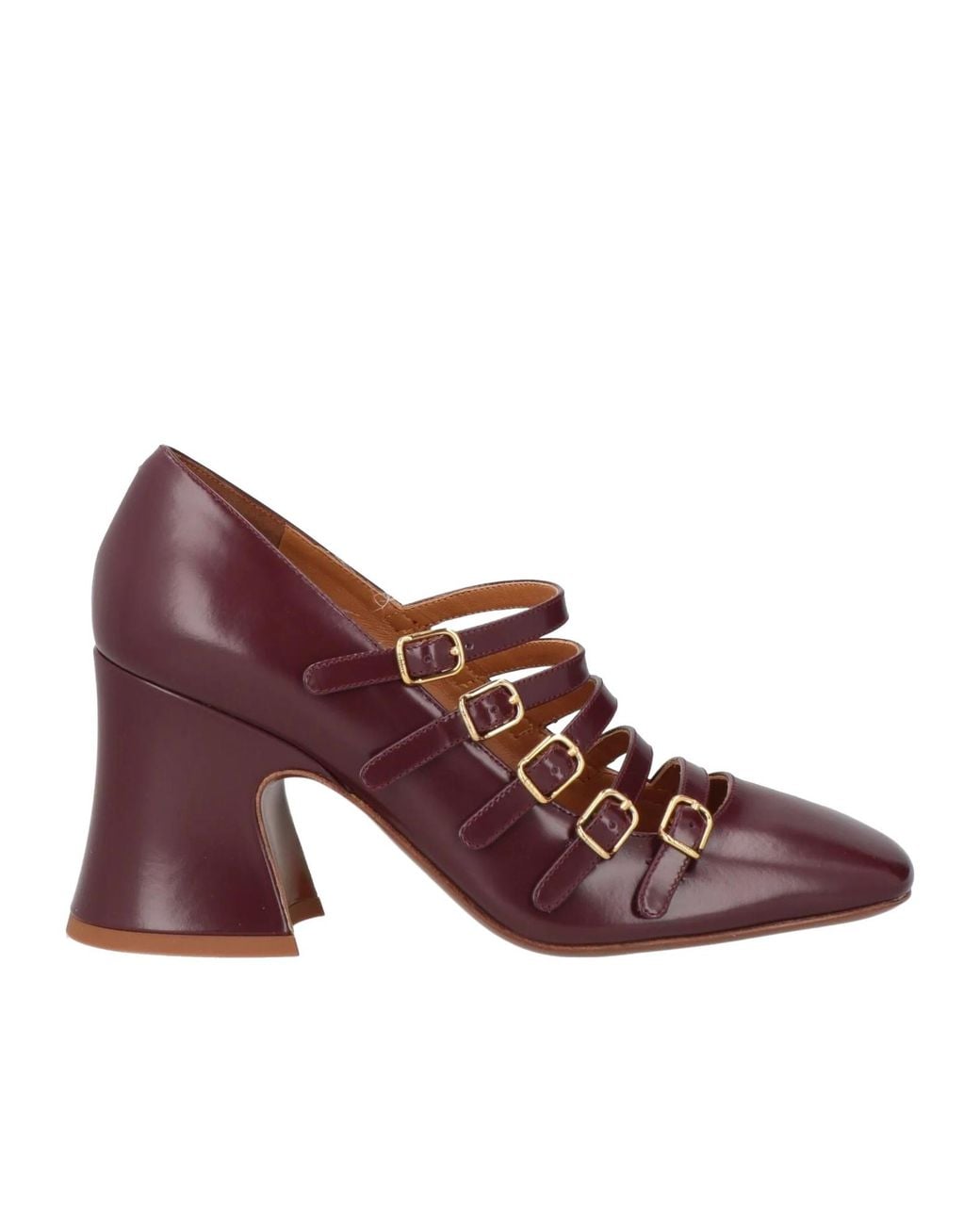 Chloé Purple Mary Jane Pumps