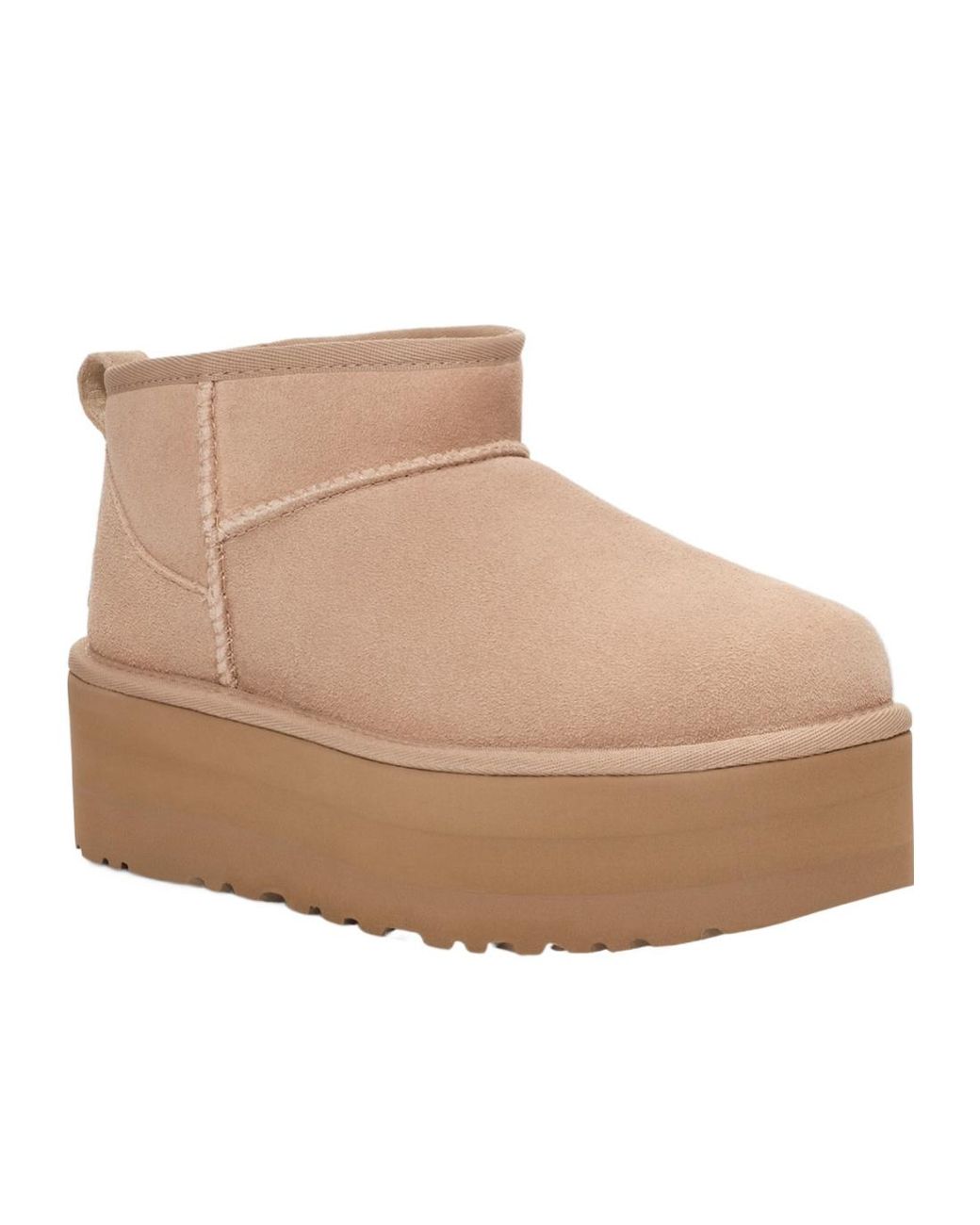 Ugg Brown Classic Ultra Mini Platform Boots