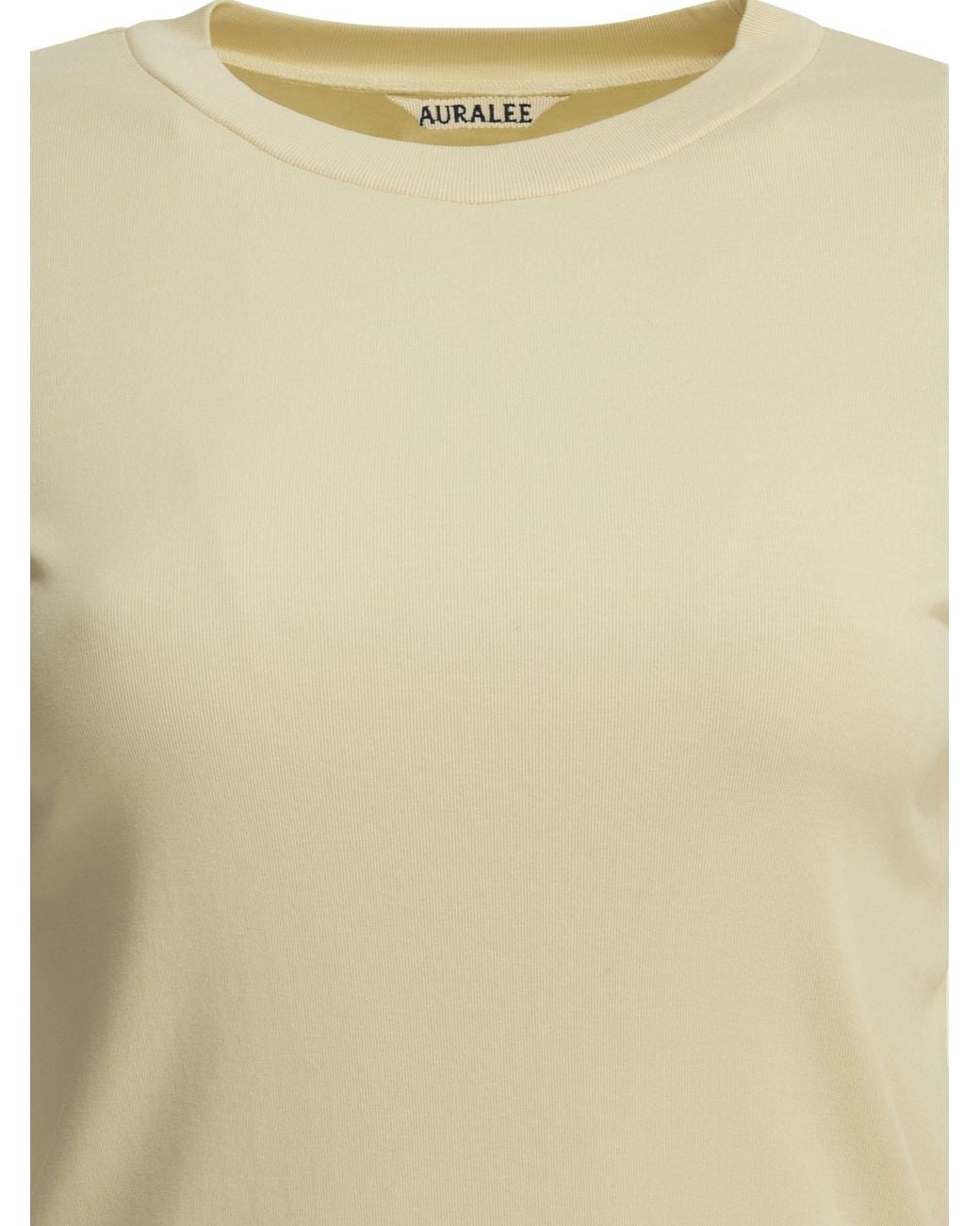Auralee Natural Raglan-Sleeve T-Shirt