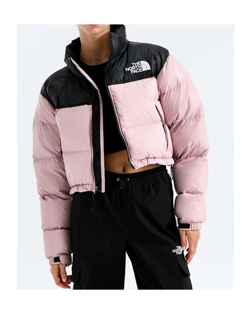 The North Face Black Nuptse Short Puffer Jacket