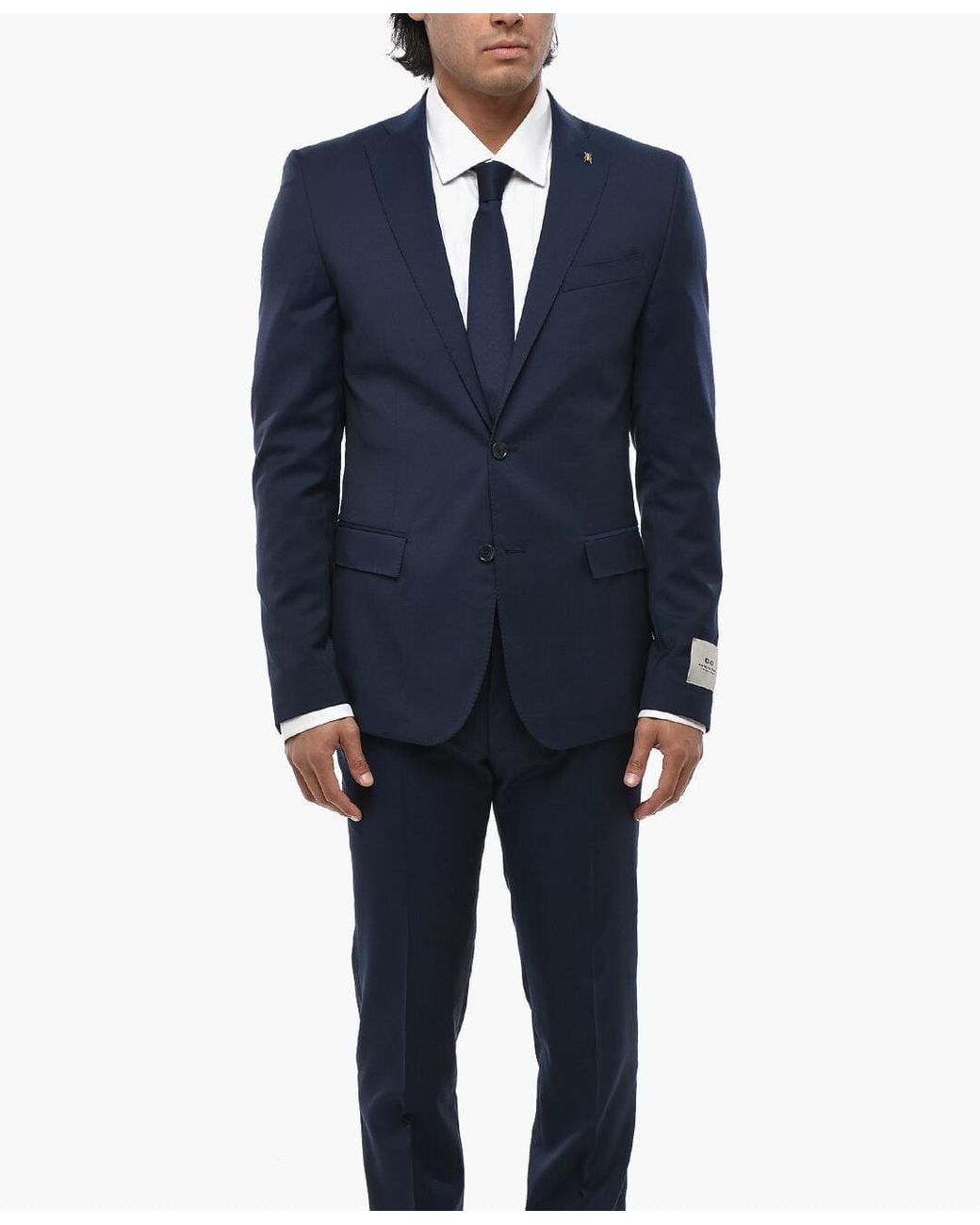 Corneliani Blue Cc Collection Two-Button Suit for men