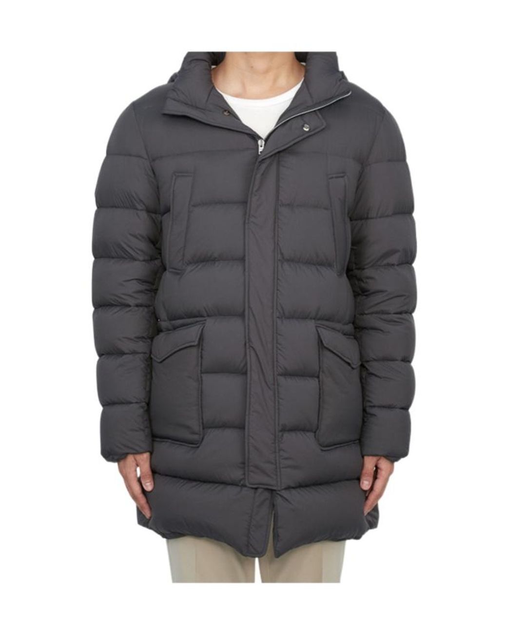 Herno Gray Long-Sleeved for men
