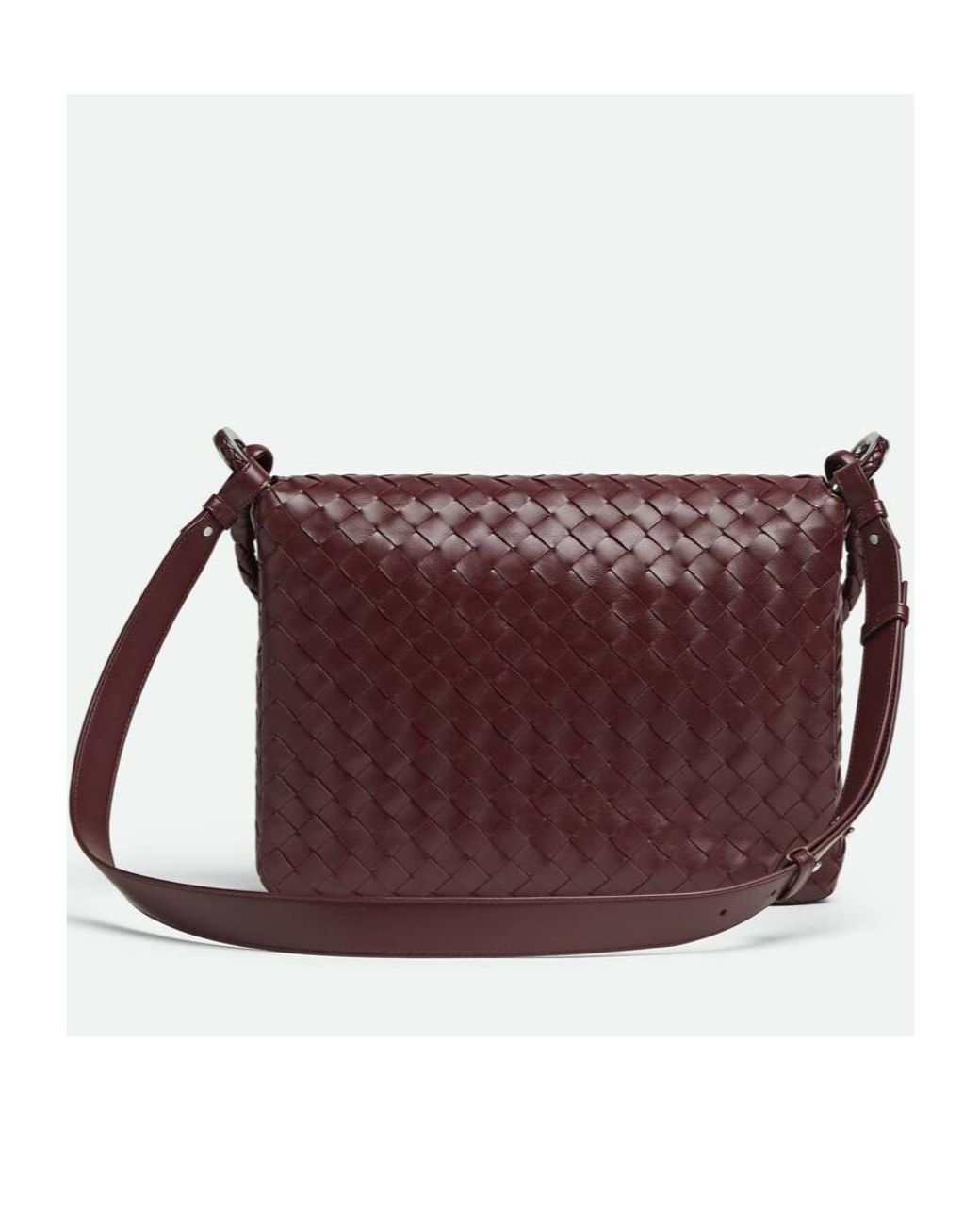 Bottega Veneta Purple Swing Messenger for men