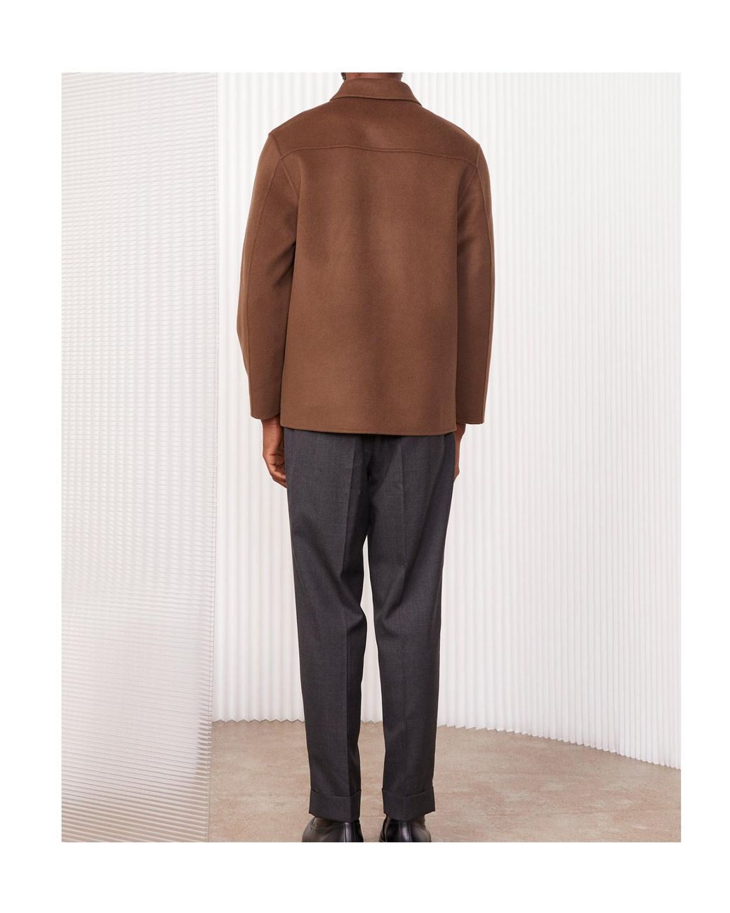 Officine Generale Brown Long Sleeve Jacket for men