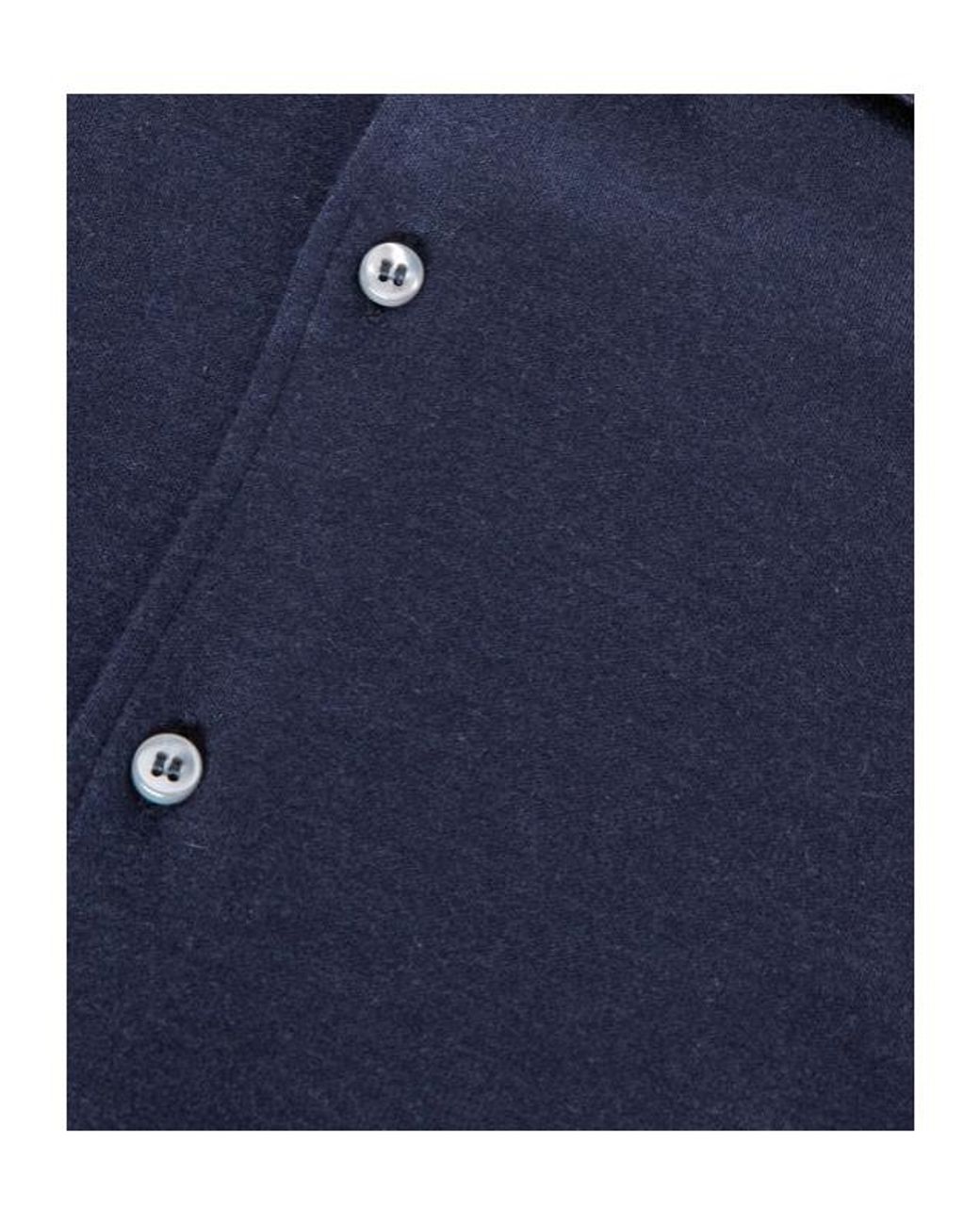 Loro Piana Blue Logo Long-Sleeved Shirt for men