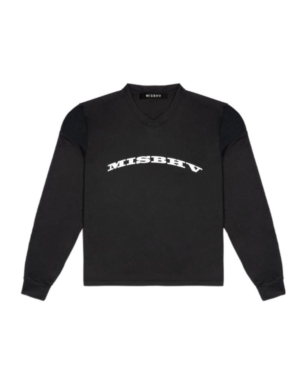 M I S B H V Black Teddy Football Longsleeve for men