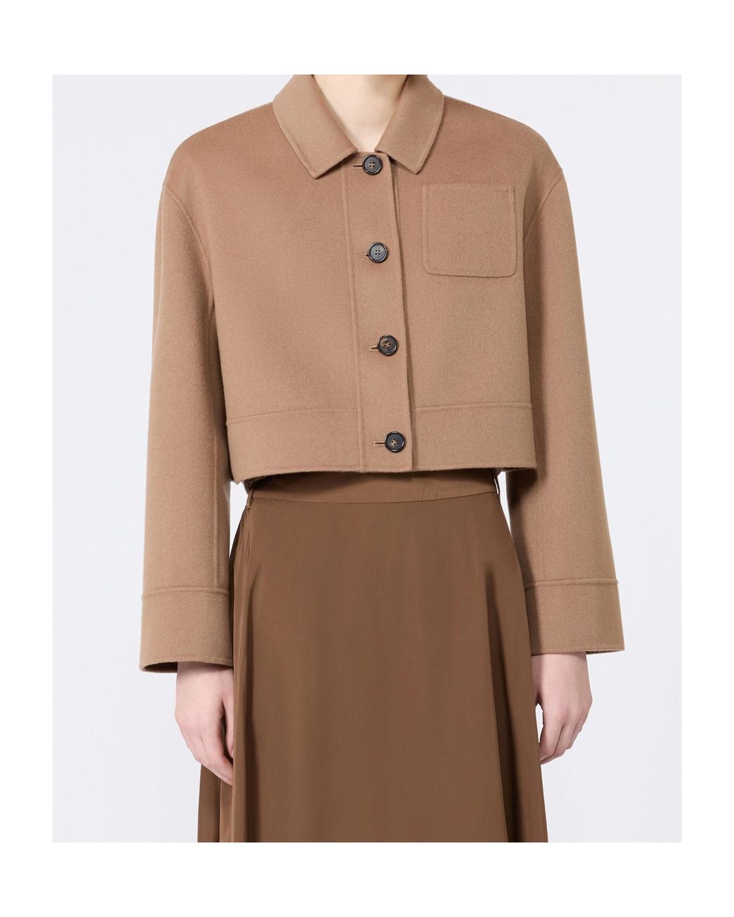 Max Mara Natural 'S Smmgiglio Button-Up Jacket
