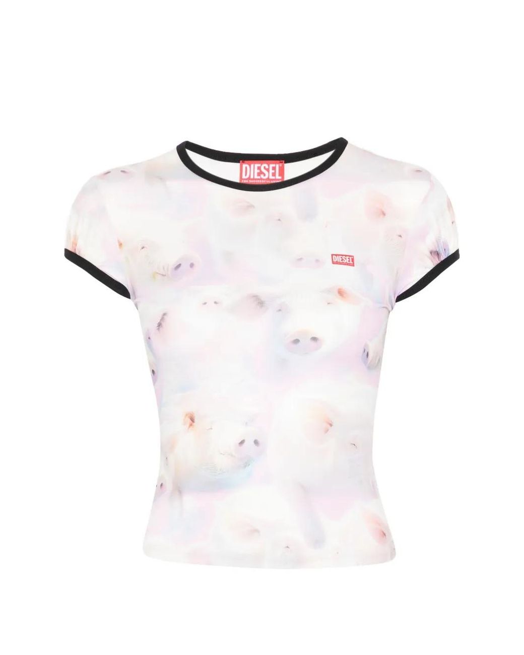 DIESEL White T-Unkyp Printed T-Shirt