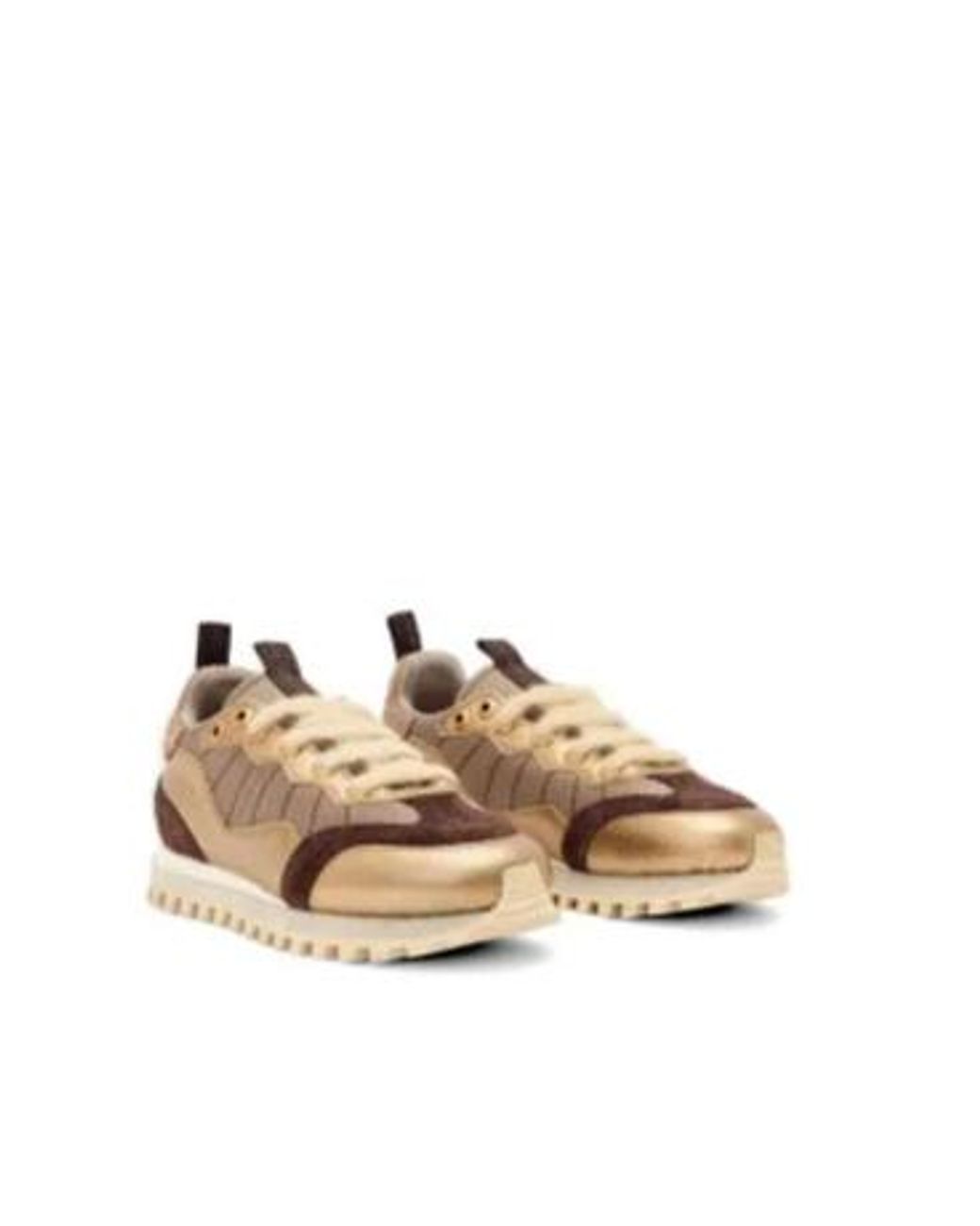 AllSaints Natural Nevis Lace-Up Sneakers