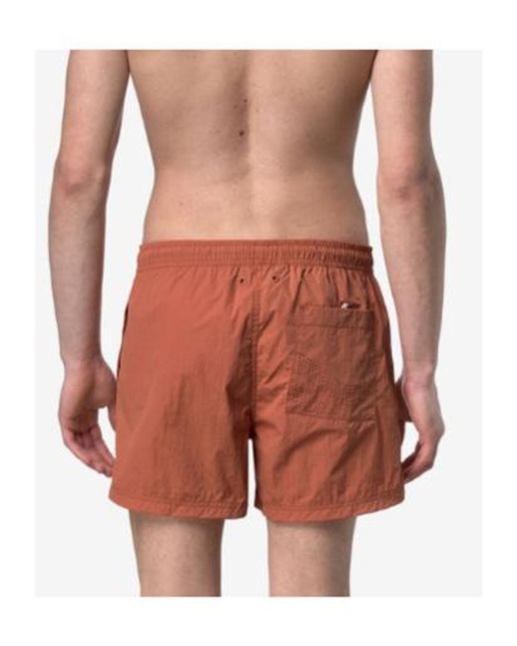 K-Way Orange Hazel Beach Swim Shorts for men