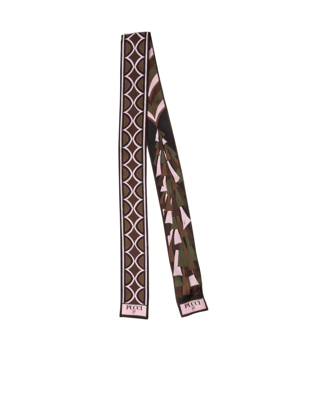 Emilio Pucci White Pucci Mixed Print Bandeau
