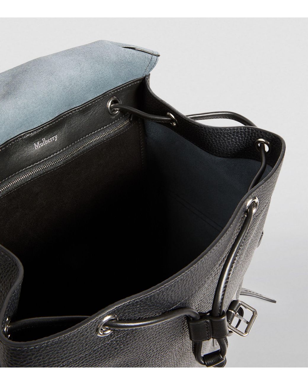 Mulberry Black Heritage Textured Backpack for men