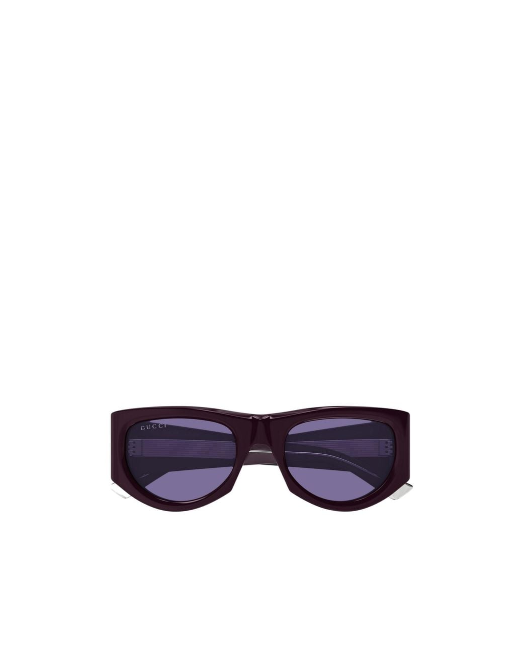 Gucci Purple Eyewear Irregular-Frame Sunglasses
