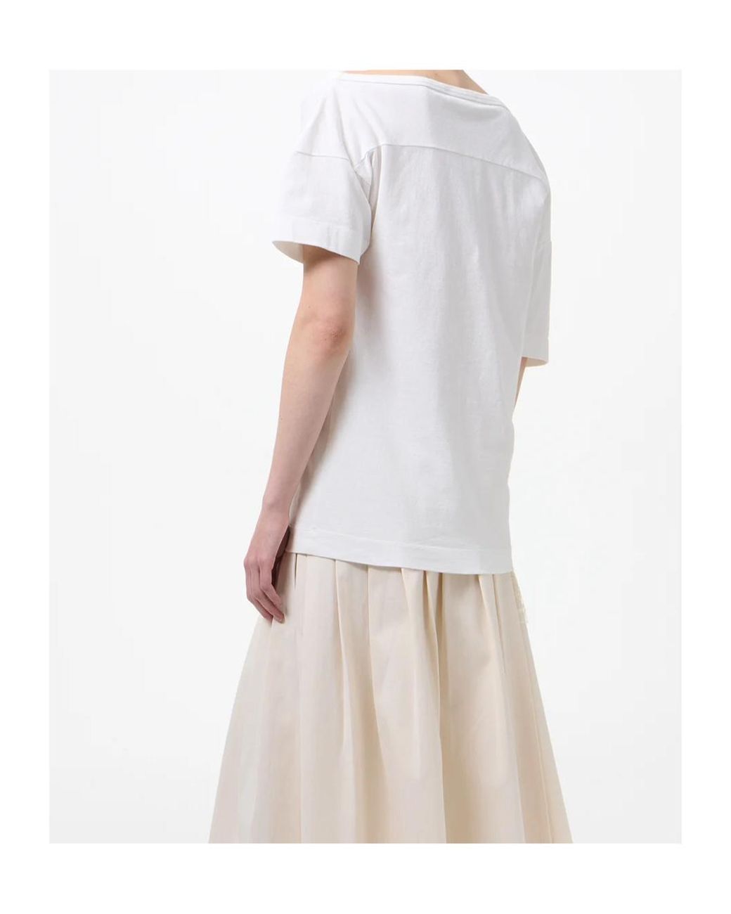 Our Legacy White Slant Graphic T-Shirt