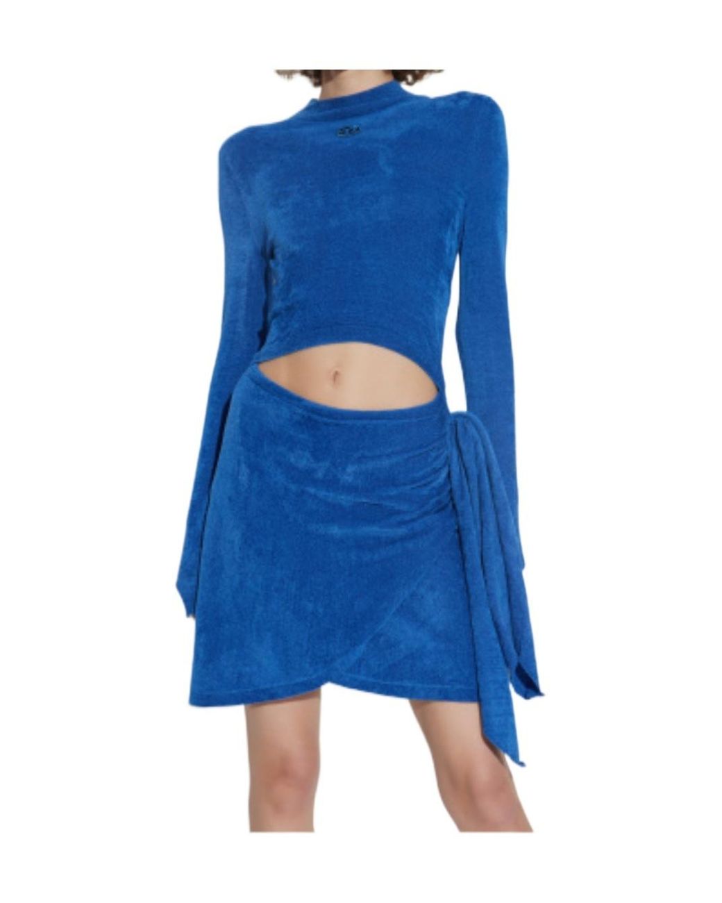 DIESEL Blue M-Cenil Cut-Out Mini Dress