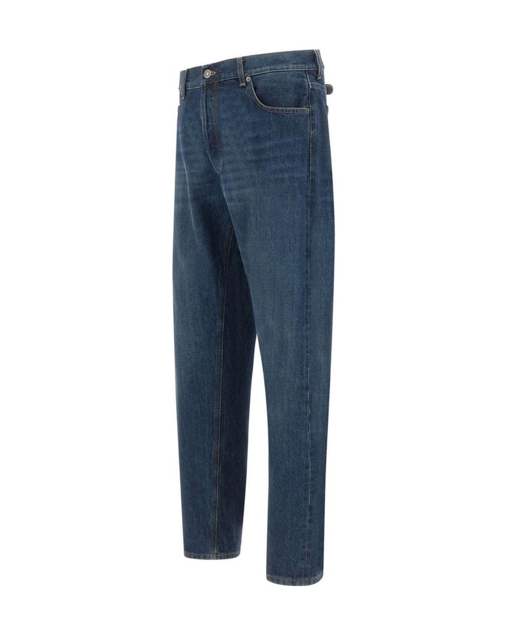 Dondup Blue Yui Relaxed Tapered Jeans for men