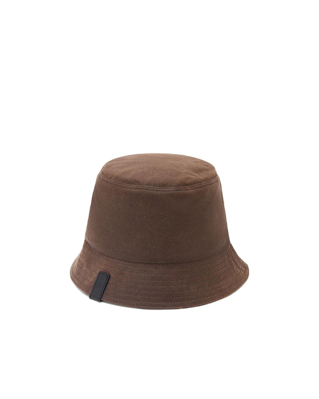 Loewe Brown Reversible Bucket Hat for men