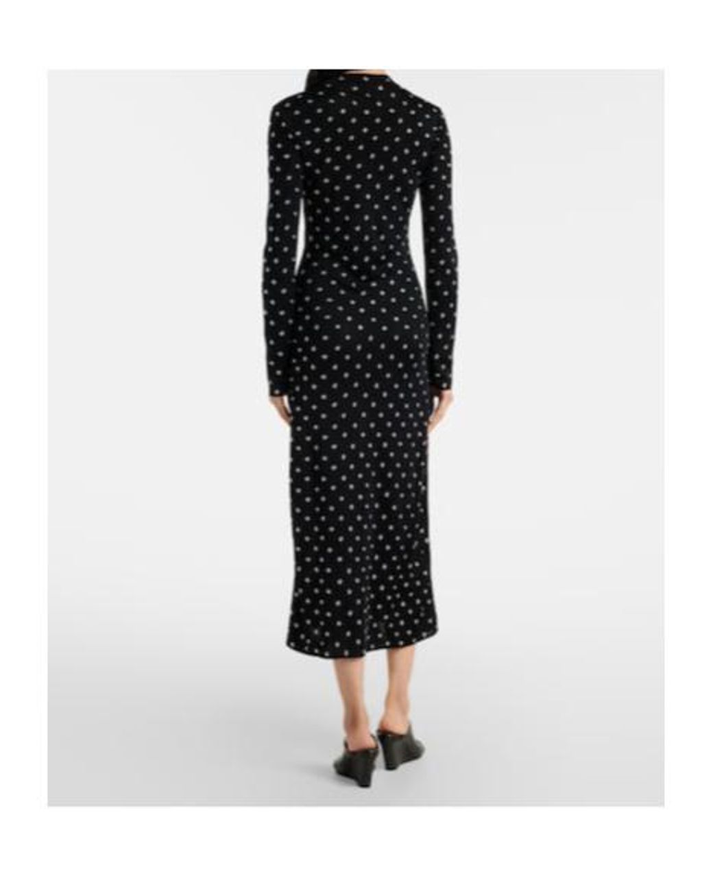 Altuzarra Black Studded Jersey Maxi Dress