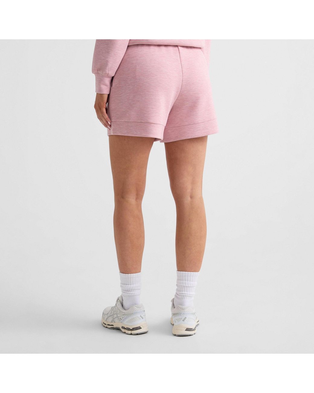 Varley Pink Drawstring Athletic Shorts