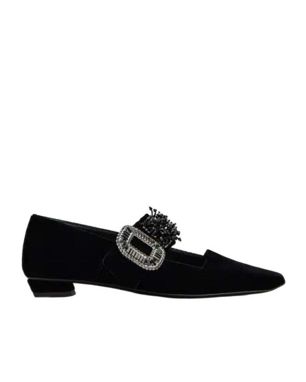 Roger Vivier Black Belle Vivier Mary Janes