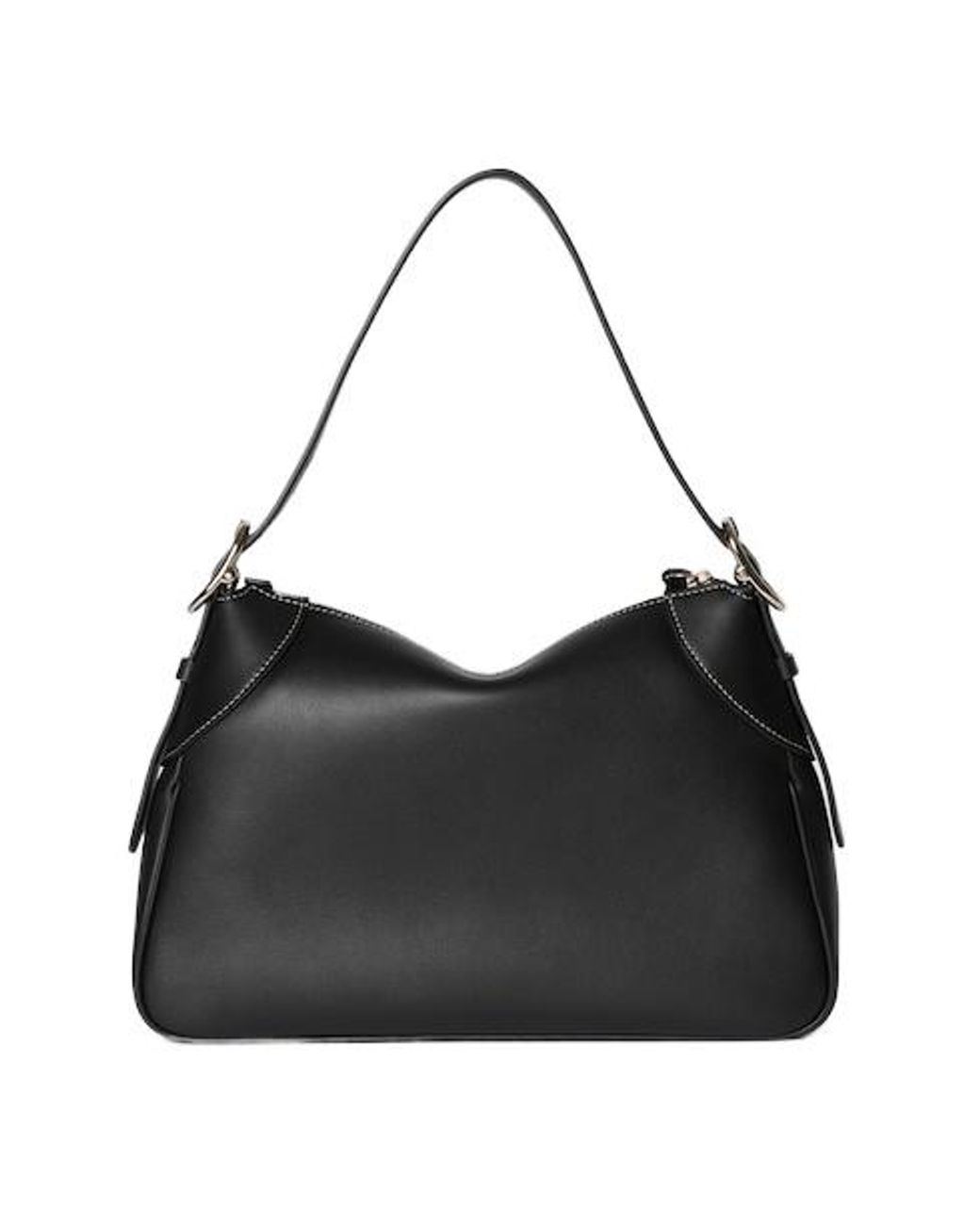 Gucci Black Gg Emblem Medium Shoulder Bag